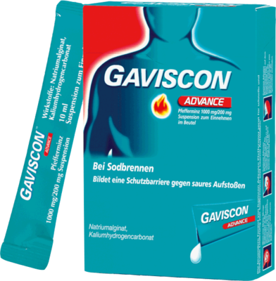 GAVISCON Advance Pfefferminz 1000mg/200mg SUS Btl.