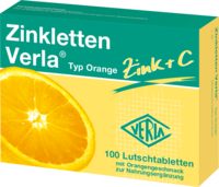 ZINKLETTEN-Verla-Orange-Lutschtabletten
